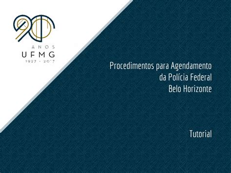 Instruções de agendamento — Polícia Federal.